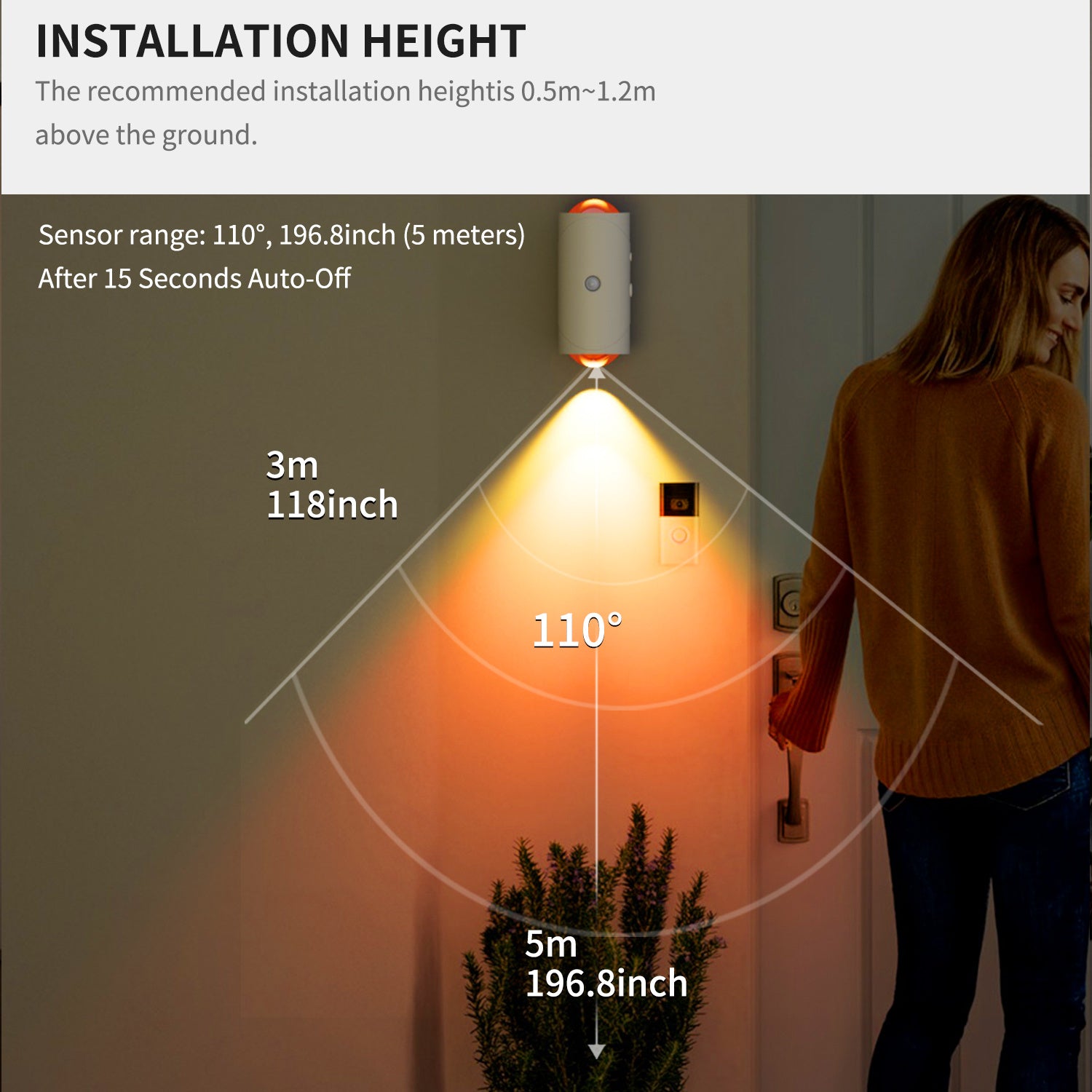 Color LED Small Wall Lamp