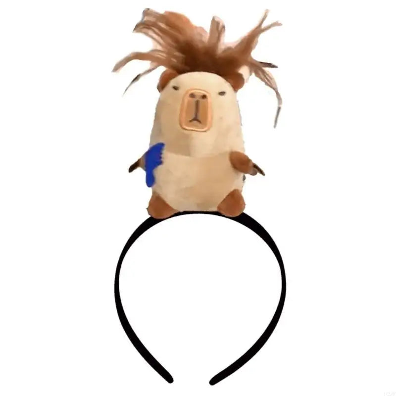 Capybara Cartoon Animal Headband - Cute Hair Hoop for Kids & Cosplay