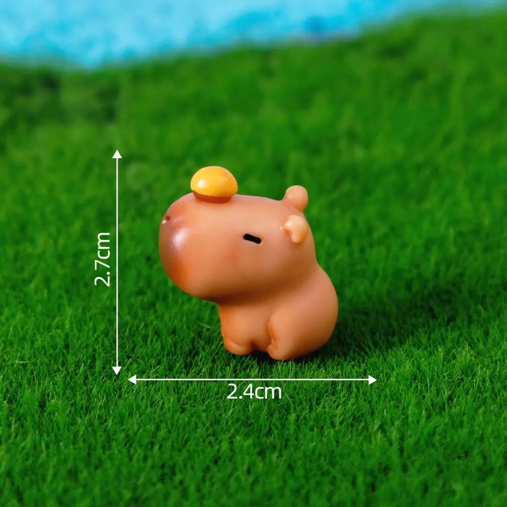 Mini Capybara Figure Toy - Cute Desktop Collectible Animal Model