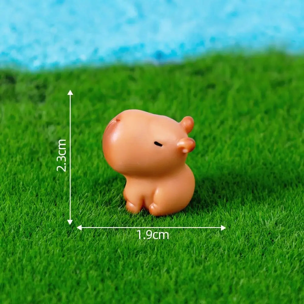 Mini Capybara Figure Toy - Cute Desktop Collectible Animal Model