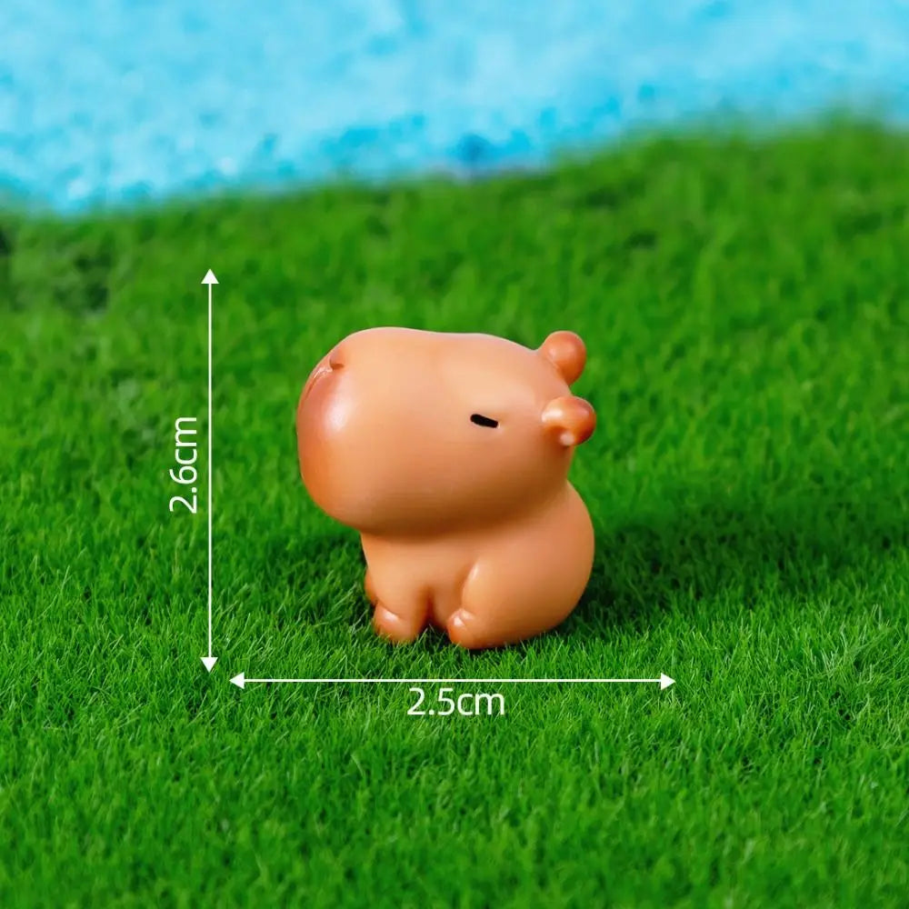 Mini Capybara Figure Toy - Cute Desktop Collectible Animal Model