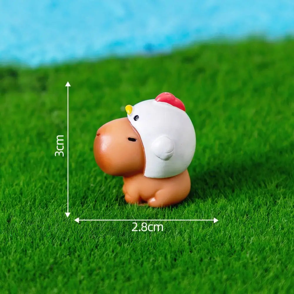 Mini Capybara Figure Toy - Cute Desktop Collectible Animal Model