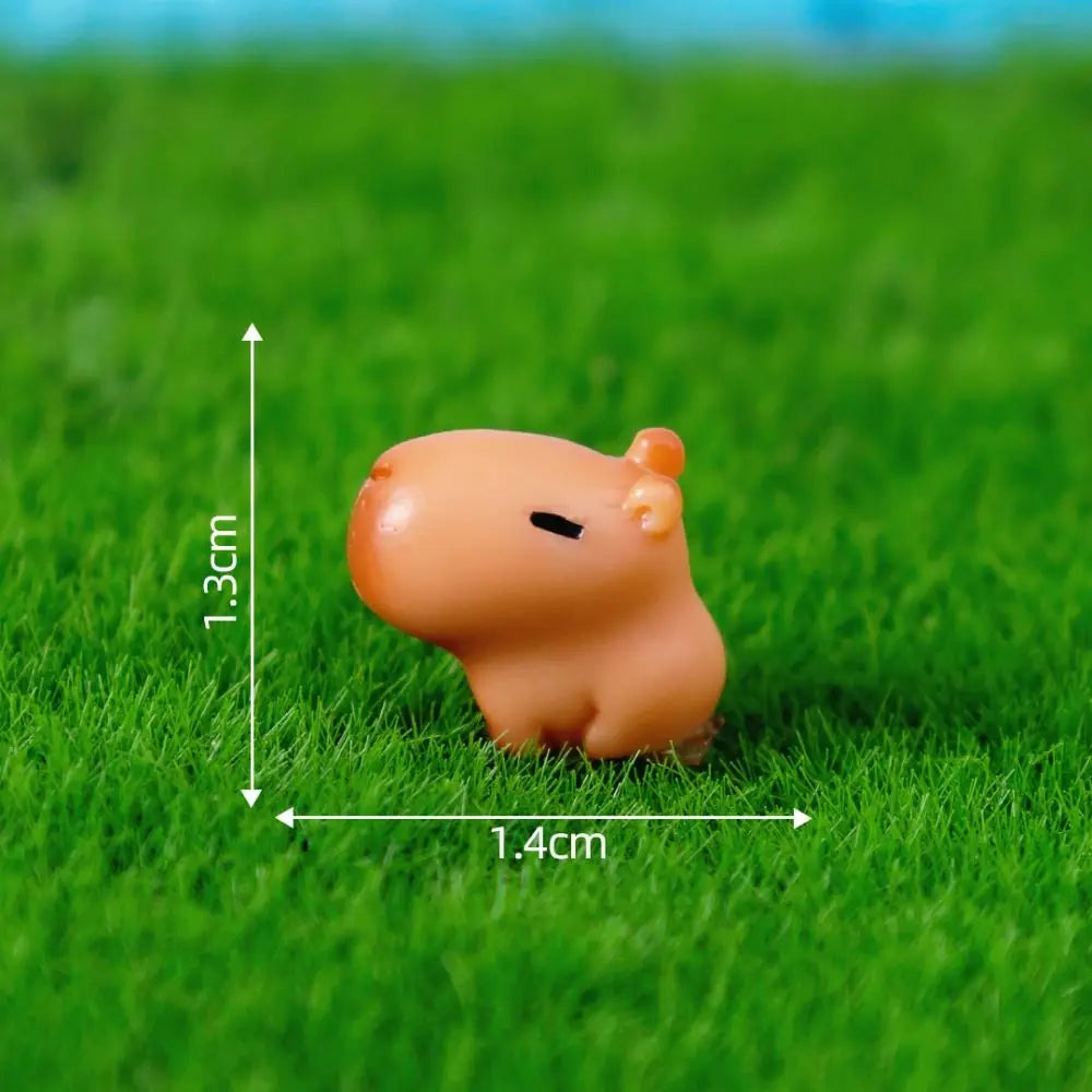 Mini Capybara Figure Toy - Cute Desktop Collectible Animal Model