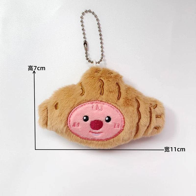 Title: Mini Capybara Plush Keychain - Cute Animal Bag Charm & Holiday Gift