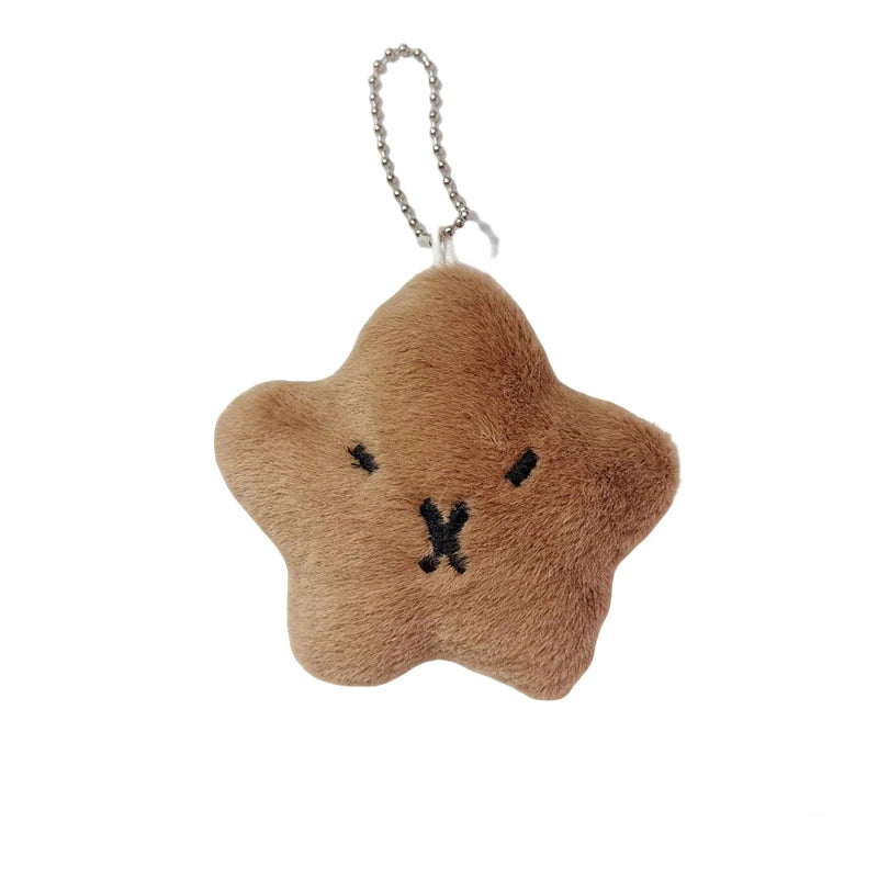 Title: Mini Capybara Plush Keychain - Cute Animal Bag Charm & Holiday Gift