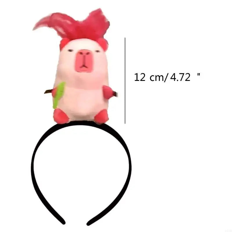Capybara Cartoon Animal Headband - Cute Hair Hoop for Kids & Cosplay